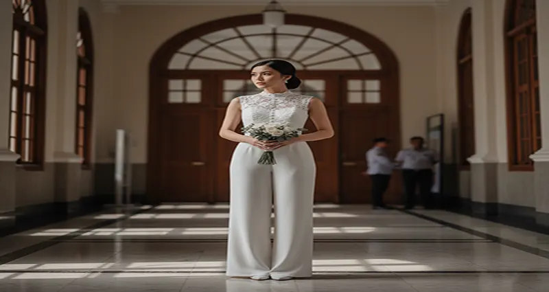 Breaking Tradition: Non-Traditional Civil Wedding Attire Choices for Brides and Grooms in Malang