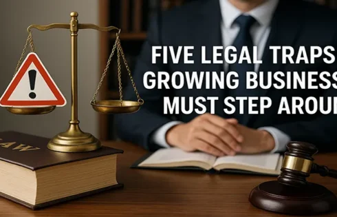 Five Legal Traps Growing Businesses Must Step Around