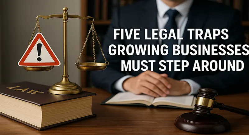Five Legal Traps Growing Businesses Must Step Around