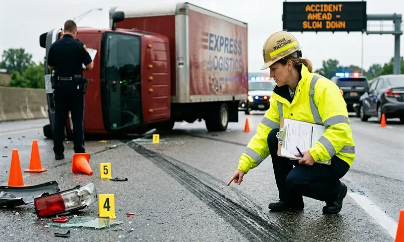 How to Prove Commercial Delivery Truck Driver Liability in a Crash