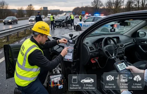 Steps to Preserve Dashcam and Event Data Recorder Evidence After an Accident