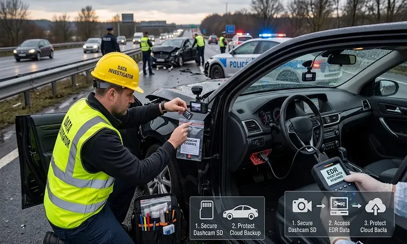 Steps to Preserve Dashcam and Event Data Recorder Evidence After an Accident
